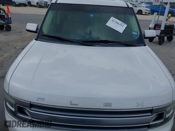 2014 Ford Flex Limited with VIN 2FMGK5D83EBD13566, listed as a IAAI auction lot 41706352 with 183,184 mi miles. Bid and sale history available at carsss.com. Image 6.