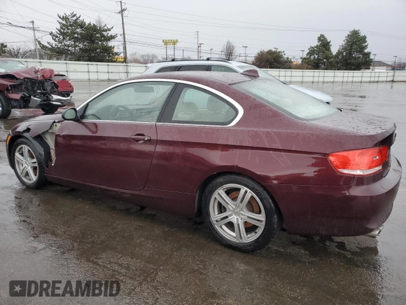 2009 BMW 3 Series 328i xDrive with VIN WBAWV53589P080858, listed as a Copart auction lot 43810235 with 153,425 mi miles and Salvage Title. Bid and sale history available at carsss.com. Image 2.