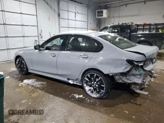 2025 BMW 3 Series 330i xDrive with VIN 3MW89CW08S8E94714, listed as a Copart auction lot 44920285 with 7,943 mi miles and Salvage Title. Bid and sale history available at carsss.com. Image 2.