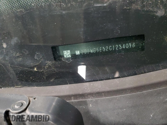 2012 Chevrolet Impala LT Fleet with VIN 2G1WG5E32C1234096, listed as a Copart auction lot 54686285 with 213,976 mi miles and Salvage Title. Bid and sale history available at DreamBid. Image 12.