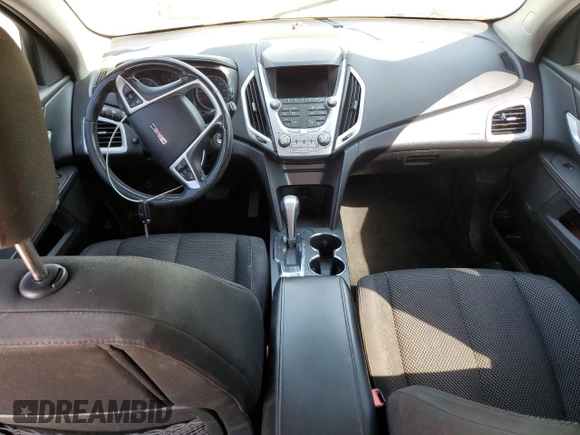 2015 GMC Terrain SLE with VIN 2GKALREK0F6143786, listed as a Copart auction lot 52135785 with 0 mi miles and Salvage Title. Bid and sale history available at carsss.com. Image 8.