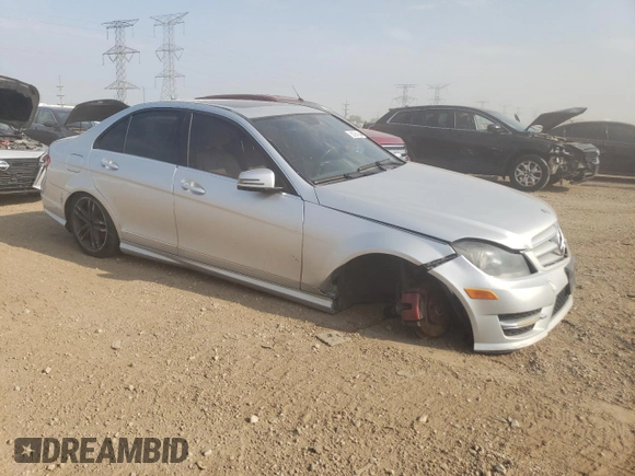 2012 Mercedes-Benz C 300 Sport with VIN WDDGF8BBXCA602273, listed as a Copart auction lot 60794125 with 233,256 mi miles and Clean title. Bid and sale history available at DreamBid. Image 4.