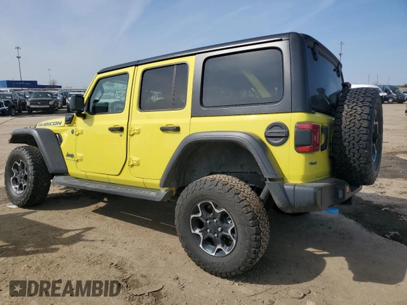 2023 Jeep Wrangler Rubicon with VIN 1C4JJXR61PW524833, listed as a Copart auction lot 48577425 with 29,319 mi miles and Non repairable. Bid and sale history available at DreamBid. Image 2.