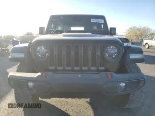 2021 Jeep Wrangler Unlimited Rubicon with VIN 1C4HJXFN4MW517400, listed as a Copart auction lot 44439525 with 31,874 mi miles and Salvage Title. Bid and sale history available at DreamBid. Image 5.
