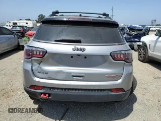 2021 Jeep Compass Trailhawk with VIN 3C4NJDDB6MT564816, listed as a Copart auction lot 57534505 with 87,177 mi miles and Salvage title. Bid and sale history available at DreamBid. Image 6.