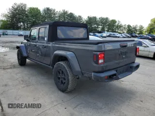 2021 Jeep Gladiator Sport S с VIN 1C6HJTAG0ML586532, выставлен на аукционе Copart как лот 55791994 с пробегом 37 700 миль миль и Списание • Salvage title. История ставок и продаж доступна на DreamBid. Изображение 2.