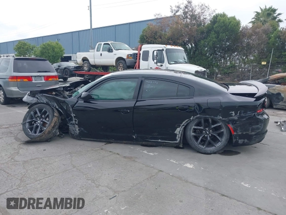 2019 Dodge Charger SXT with VIN 2C3CDXBG6KH681711, listed as a IAAI auction lot 42130733 with 58,050 mi miles. Bid and sale history available at carsss.com. Image 14.