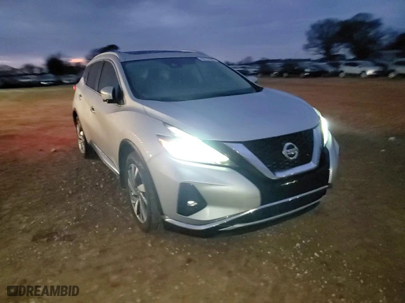 2019 Nissan Murano SV with VIN 5N1AZ2MJXKN116610, listed as a Copart auction lot 43729985 with 48,558 mi miles and Salvage Title. Bid and sale history available at carsss.com. Image 15.