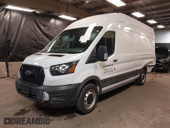 2021 Ford Transit Cargo with VIN 1FTBW3X83MKA06759, listed as a IAAI auction lot 41523717 with 12,116 mi miles. Bid and sale history available at carsss.com. Image 19.
