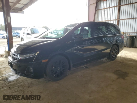 2025 Honda Odyssey Sport-L with VIN 5FNRL6H79SB004328, listed as a Copart auction lot 50122735 with 1,873 mi miles and Salvage Title. Bid and sale history available at carsss.com. Image 1.