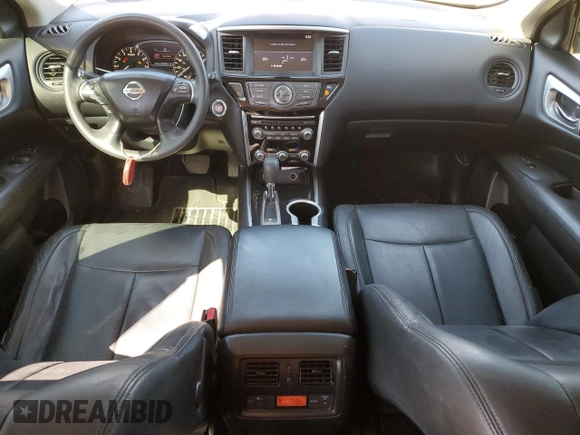 2017 Nissan Pathfinder S with VIN 5N1DR2MN6HC615277, listed as a Copart auction lot 49670935 with 168,932 mi miles and Salvage Title. Bid and sale history available at DreamBid. Image 8.