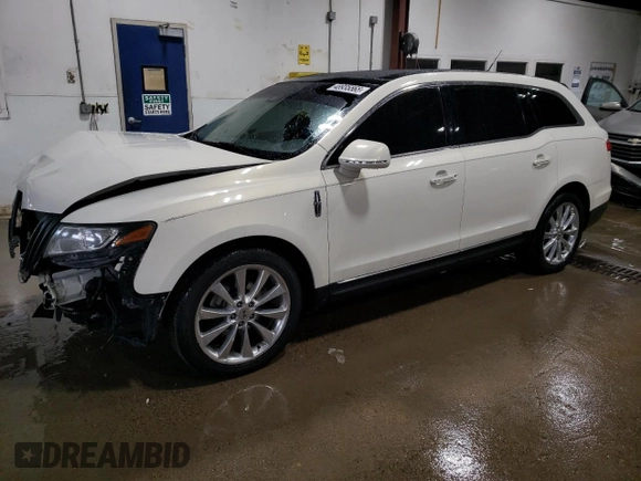 2012 Lincoln MKT EcoBoost with VIN 2LMHJ5AT0CBL53704, listed as a Copart auction lot 48935565 with 184,488 mi miles and Non Repairable. Bid and sale history available at DreamBid. Image 1.