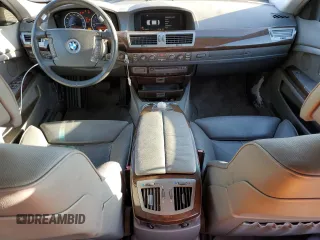 2002 BMW 7 Series 745i with VIN WBAGL63462DP57016, listed as a Copart auction lot 81025594 with 121,870 mi miles and Salvage Title. Bid and sale history available at DreamBid. Image 8.