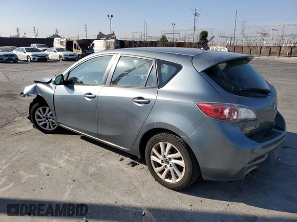 2013 Mazda 3 i Touring with VIN JM1BL1L84D1705732, listed as a Copart auction lot 80083554 with Not provided miles and Salvage title. Bid and sale history available at DreamBid. Image 2.