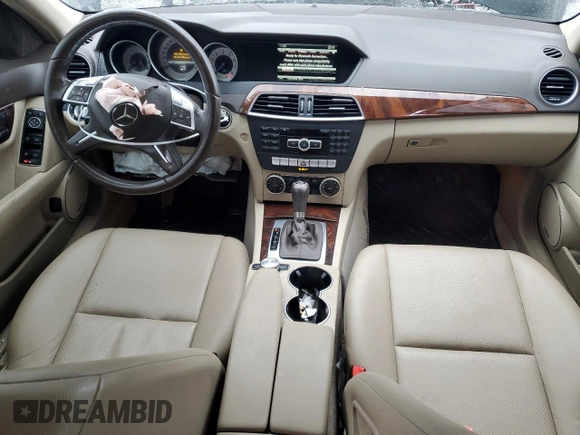 2013 Mercedes-Benz C-Class C 250 Sport with VIN WDDGF4HB8DA796402, listed as a Copart auction lot 44204675 with 107,876 mi miles and Salvage Title. Bid and sale history available at carsss.com. Image 8.