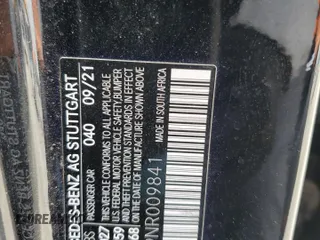 2022 Mercedes-Benz C 300 with VIN W1KAF4GB9NR009841, listed as a Copart auction lot 58415085 with 26,465 mi miles and Salvage title. Bid and sale history available at DreamBid. Image 12.