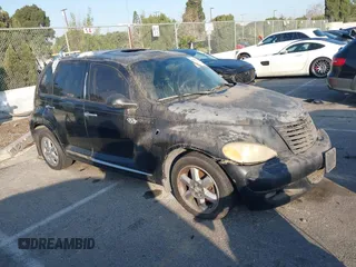 2005 Chrysler PT Cruiser Limited with VIN 3C8FY68815T642932, listed as a IAAI auction lot 41441147 with 94,761 mi miles and . Bid and sale history available at DreamBid. Image 1.
