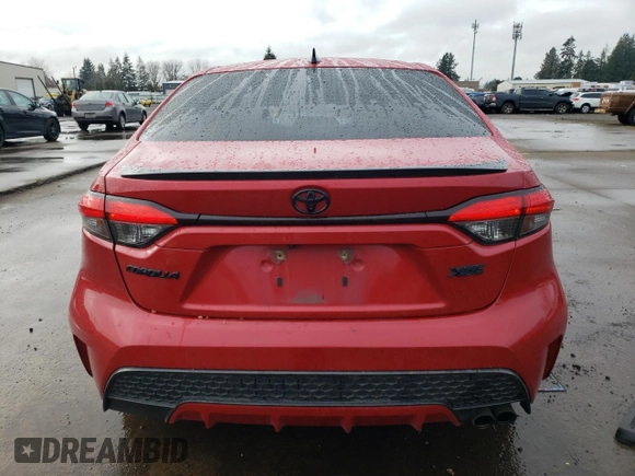 2021 Toyota Corolla XSE with VIN JTDT4MCE4MJ054997, listed as a Copart auction lot 44227115 with 108,823 mi miles and Salvage Title. Bid and sale history available at carsss.com. Image 6.