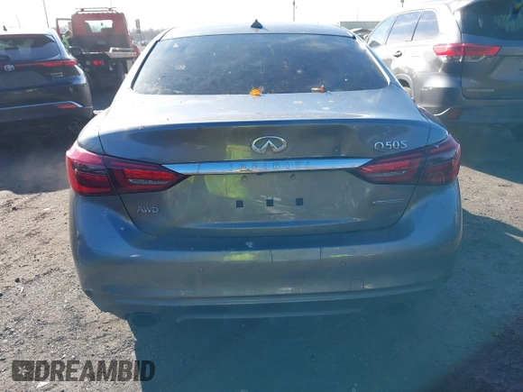 2019 Infiniti Q50 Luxe z VIN JN1EV7AR2KM590794, wystawiony jako IAAI lot #40841640 z przebiegiem 68 720 mil mil oraz . Historia ofert i sprzedaży dostępna na DreamBid. Obrazek 16.