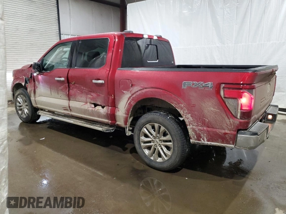 2024 Ford F-150 XLT with VIN 1FTEW3LPXRKE09347, listed as a Copart auction lot 42101375 with 2,301 mi miles and Salvage Title. Bid and sale history available at carsss.com. Image 2.