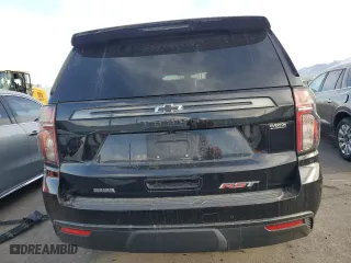 2021 Chevrolet Tahoe RST with VIN 1GNSKRKT8MR285506, listed as a Copart auction lot 43118385 with 84,201 mi miles and Salvage Title. Bid and sale history available at carsss.com. Image 6.