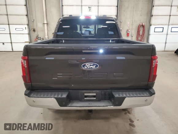 2024 Ford F-150 XLT with VIN 1FTFW3LDXRFA84668, listed as a Copart auction lot 54845505 with 7,068 mi miles and Salvage Title. Bid and sale history available at carsss.com. Image 6.