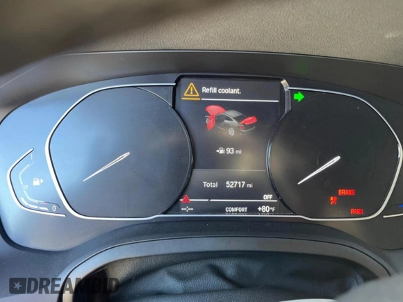 2021 BMW 4 Series M440i xDrive with VIN WBA13AR0XMCG16250, listed as a Copart auction lot 49556245 with 52,717 mi miles and Non Repairable. Bid and sale history available at DreamBid. Image 9.