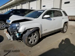2015 GMC Terrain SLT z VIN 2GKFLXEKXF6435889, wystawiony jako Copart lot #47519775 z przebiegiem 151 821 mil mil oraz Szkoda całkowita • Salvage title. Historia ofert i sprzedaży dostępna na DreamBid. Obrazek 1.