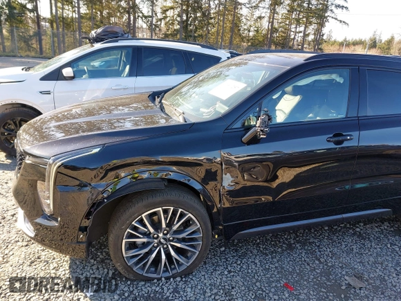 2024 Cadillac XT4 AWD Sport with VIN 1GYFZFR44RF198384, listed as a IAAI auction lot 41691257 with 5,400 mi miles and . Bid and sale history available at DreamBid. Image 6.