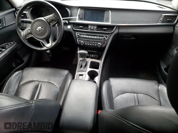 2017 Kia Optima EX with VIN KNAGU4LE4H5012164, listed as a Copart auction lot 44175804 with 82,109 mi miles and Salvage title. Bid and sale history available at DreamBid. Image 8.