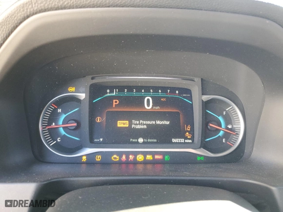 2020 Honda Passport EX-L with VIN 5FNYF7H55LB002486, listed as a Copart auction lot 87589325 with 60,332 mi miles and Salvage Title. Bid and sale history available at carsss.com. Image 9.