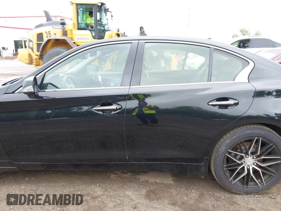 2018 Infiniti Q50 3.0t LUXE with VIN JN1EV7AR3JM438408, listed as a IAAI auction lot 42196488 with 134,519 mi miles. Bid and sale history available at carsss.com. Image 14.