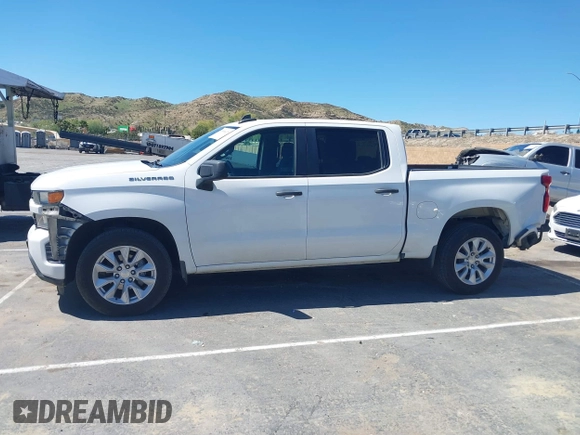 2020 Chevrolet Silverado 1500 Custom with VIN 1GCPWBEH1LZ296153, listed as a IAAI auction lot 41868438 with 115,232 mi miles. Bid and sale history available at carsss.com. Image 14.