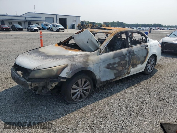 2011 Honda Accord EX с VIN 1HGCP2F76BA034838, выставлен на аукционе Copart как лот 59252745 с пробегом Не указан миль и Списание • Salvage title. История ставок и продаж доступна на DreamBid. Изображение 1.