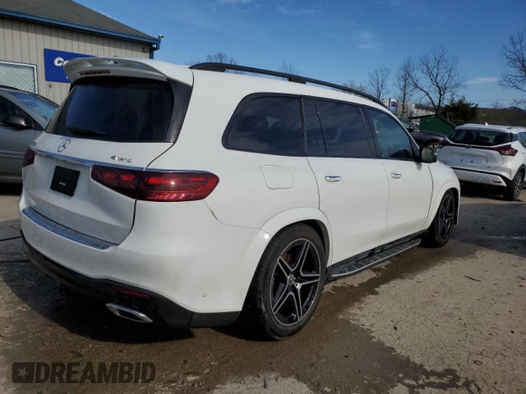 2025 Mercedes-Benz GLS 450 с VIN 4JGFF5KE0SB272999, выставлен на аукционе Copart как лот 49589825 с пробегом 10 943 миль миль и Списание • Salvage title. История ставок и продаж доступна на DreamBid. Изображение 3.
