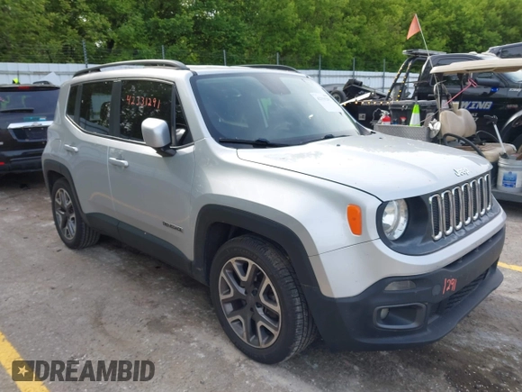 2017 Jeep Renegade Altitude with VIN ZACCJABB0HPF50416, listed as a IAAI auction lot 42331291 with 109,509 mi miles and . Bid and sale history available at DreamBid. Image 1.