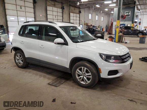 2016 Volkswagen Tiguan SE with VIN WVGBV7AX4GW607732, listed as a Copart auction lot 49350585 with 135,051 mi miles and Salvage Title. Bid and sale history available at DreamBid. Image 4.