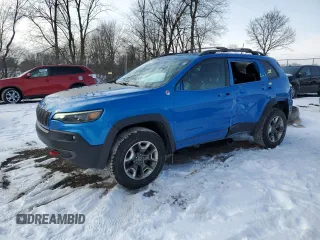 2019 Jeep Cherokee Trailhawk with VIN 1C4PJMBN5KD453974, listed as a Copart auction lot 45182775 with 72,359 mi miles and Salvage Title. Bid and sale history available at DreamBid. Image 1.