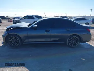 2020 BMW 3 Series M340i with VIN WBA5U7C04LFH15329, listed as a IAAI auction lot 41383675 with Not Provided miles. Bid and sale history available at carsss.com. Image 15.