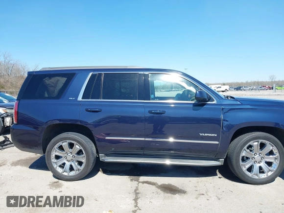 2017 GMC Yukon SLT with VIN 1GKS1BKC9HR356600, listed as a IAAI auction lot 41694218 with 155,855 mi miles. Bid and sale history available at carsss.com. Image 13.
