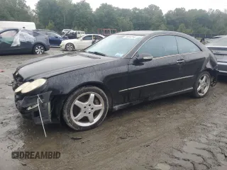 2004 Mercedes-Benz CLK 500 with VIN WDBTJ75J34F087818, listed as a Copart auction lot 52132235 with 167,503 mi miles and Non repairable. Bid and sale history available at DreamBid. Image 1.