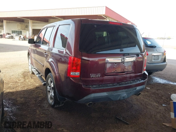 2014 Honda Pilot EX-L with VIN 5FNYF3H55EB006145, listed as a IAAI auction lot 41913165 with 177,973 mi miles. Bid and sale history available at carsss.com. Image 3.