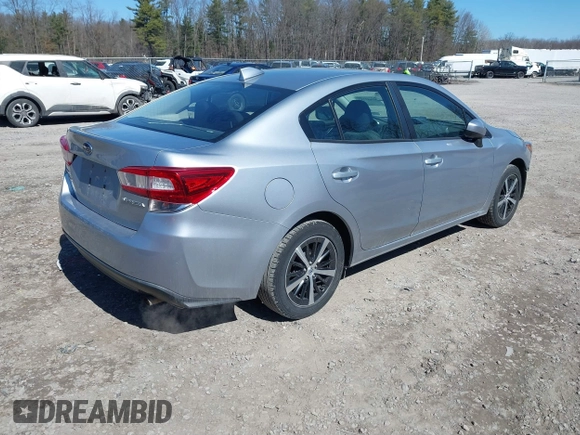 2019 Subaru Impreza Premium с VIN 4S3GKAC67K3605326, выставлен на аукционе IAAI как лот 41883752 с пробегом 52 891 миль миль и . История ставок и продаж доступна на DreamBid. Изображение 4.