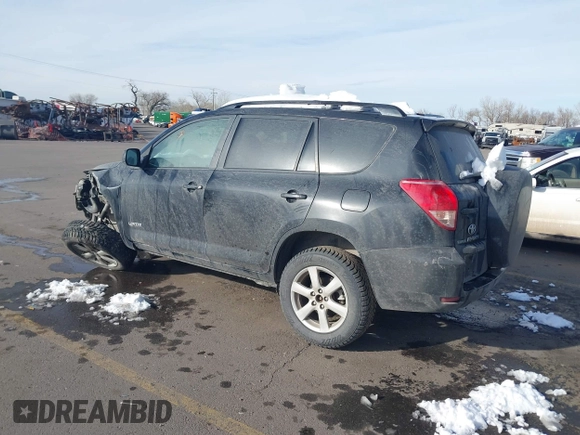 2008 Toyota RAV4 Ltd with VIN JTMBK31V385048475, listed as a IAAI auction lot 41040118 with 154,609 mi miles. Bid and sale history available at carsss.com. Image 3.