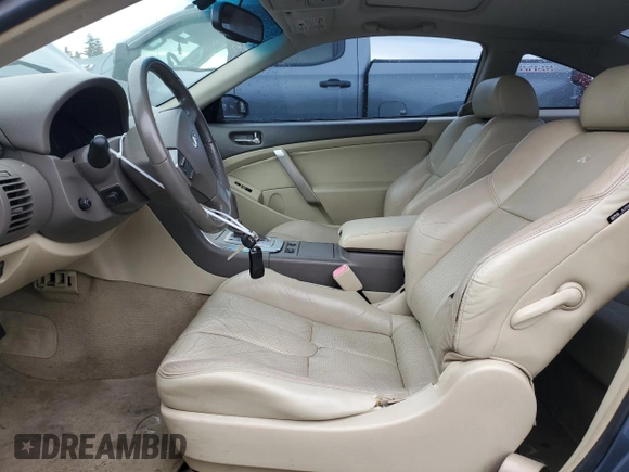 2005 Infiniti G35 Coupe with VIN JNKCV54E15M408815, listed as a Copart auction lot 85600214 with 102,144 mi miles and Clean Title. Bid and sale history available at carsss.com. Image 7.