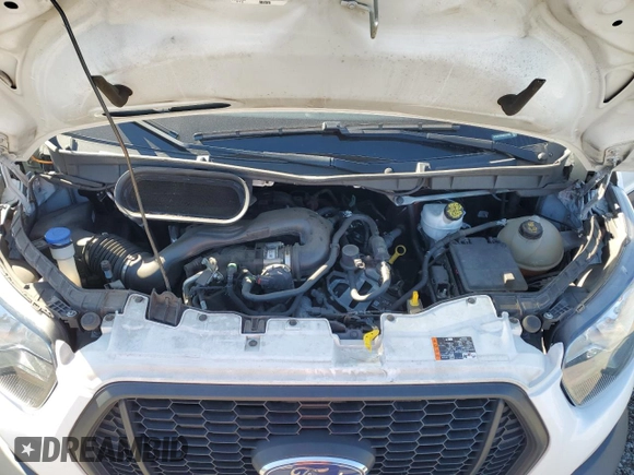 2021 Ford Transit Cargo with VIN 1FTBR1X81MKA31994, listed as a Copart auction lot 45523885 with 151,001 mi miles and Clean Title. Bid and sale history available at DreamBid. Image 12.