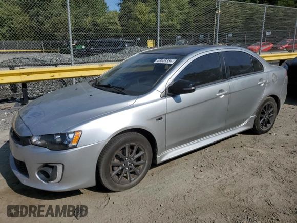 2017 Mitsubishi Lancer ES with VIN JA32U2FU3HU012908, listed as a Copart auction lot 68503554 with 91,508 mi miles and Salvage Title. Bid and sale history available at carsss.com. Image 1.