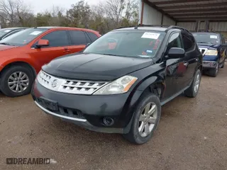 2006 Nissan Murano SL with VIN JN8AZ08W46W503737, listed as a IAAI auction lot 41715431 with 215,212 mi miles. Bid and sale history available at carsss.com. Image 2.