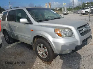2006 Honda Pilot EX-L with VIN 5FNYF28506B005092, listed as a IAAI auction lot 42083249 with 199,361 mi miles and . Bid and sale history available at DreamBid. Image 1.