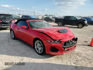 2024 Ford Mustang GT Premium с VIN 1FAGP8FF0R5119676, выставлен на аукционе Copart как лот 80442334 с пробегом 10 094 миль миль и Списание • Salvage title. История ставок и продаж доступна на DreamBid. Изображение 10.